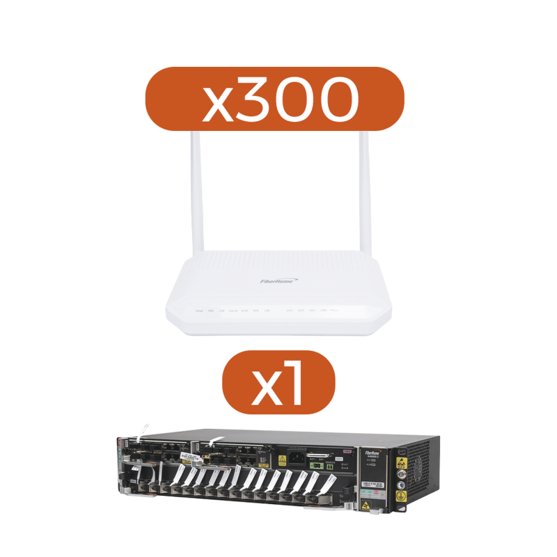 Kit 300 ONT´S HG6143D mas 1 OLT AN60002-AC