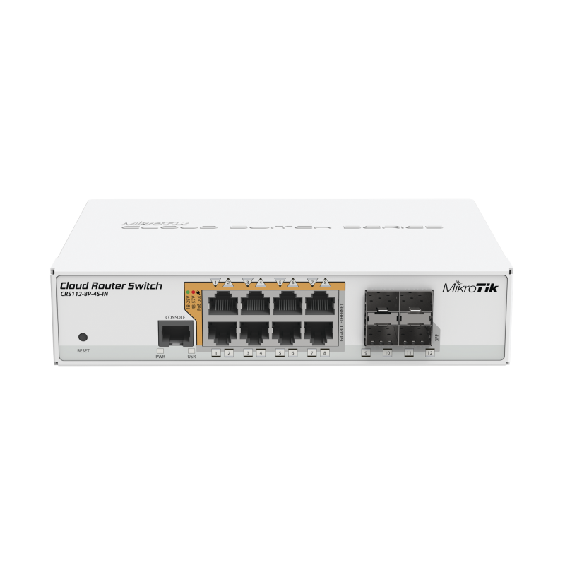 Cloud Router Switch Administrable L3 8 puertos 10-100-1000