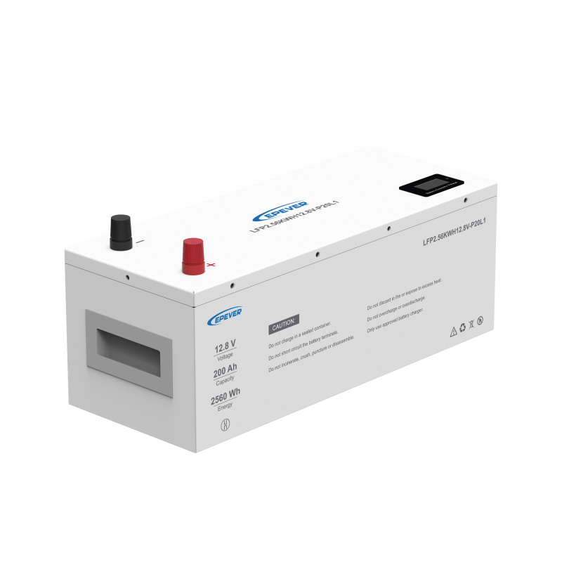 Batería de litio LiFeO4 128Vcc 200Ah 256Kwh Pantalla LCD par