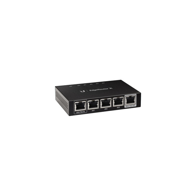 EdgeRouter X de 5 puertos Gigabit con funciones avanzadas de