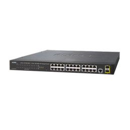 Switch Administrable Capa 2 de 24 Puertos Gigabit 10-100-100