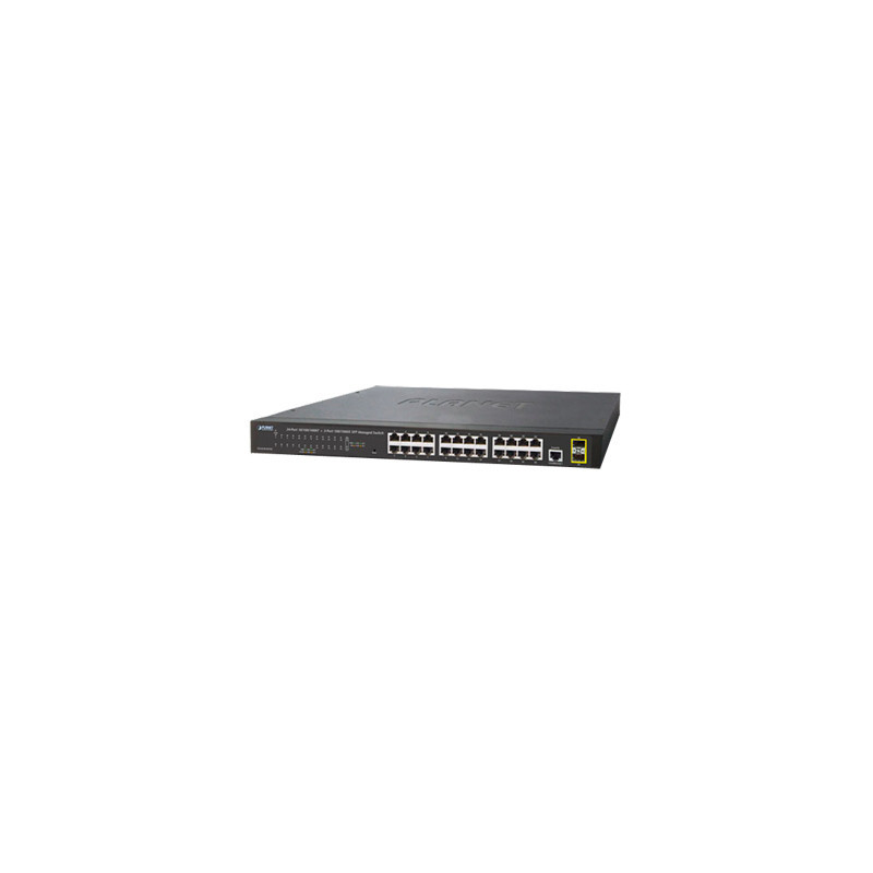 Switch Administrable Capa 2 de 24 Puertos Gigabit 10-100-100