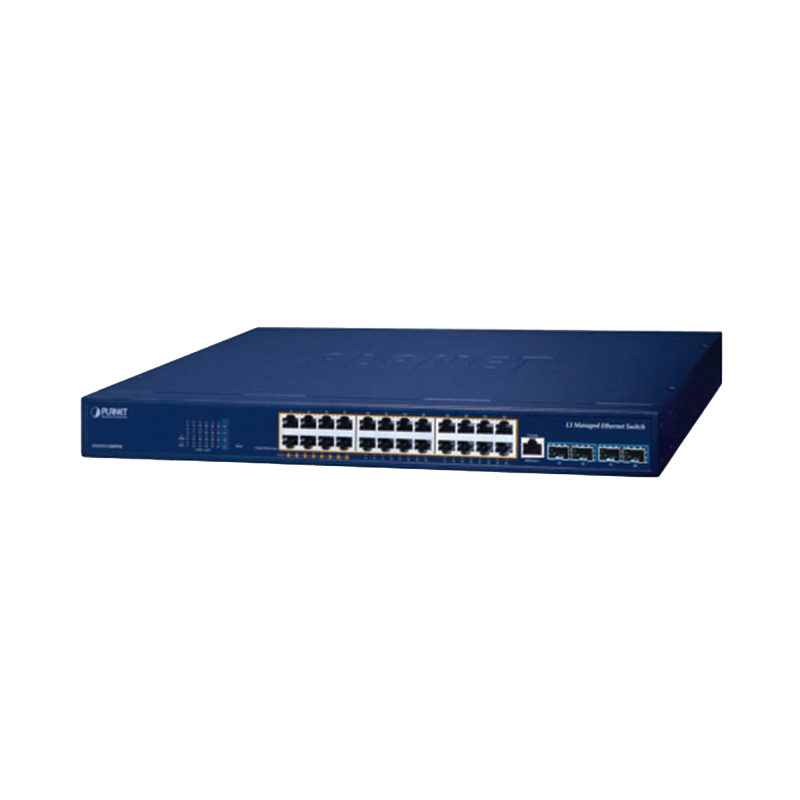 Switch PoE Administrable Capa 3 24 Puertos Gigabit Hasta 4