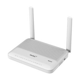 ONU GPON WiFi 6 Doble Banda 24-5 GHz  con 4 puertos Gigabi