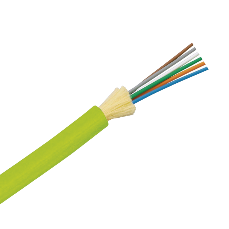 Cable de Fibra Óptica de 6 hilos, Multimodo OM5 50-125 Optim