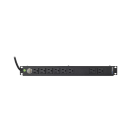 Tomacorriente Horizontal PDU de 8 Contactos NEMA 5-15R Rack