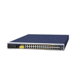 Switch Industrial Capa 3 24 Puertos Gigabit PoE 8023af-at