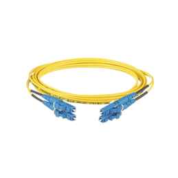 Jumper de Fibra Optica Monomodo 9-125 OS2, LC-LC Duplex, OFN