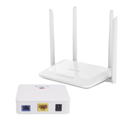 Kit 1 ONU Bridge V-Sol Dual GPON-EPON con Router Home Mesh