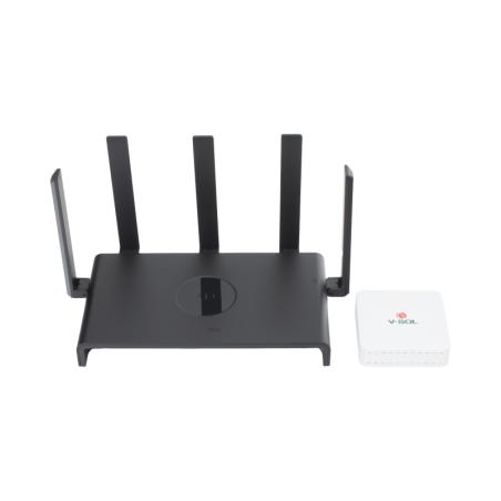 Kit 3 ONU Bridge V-Sol Dual GPON-EPON con Router Home Mesh