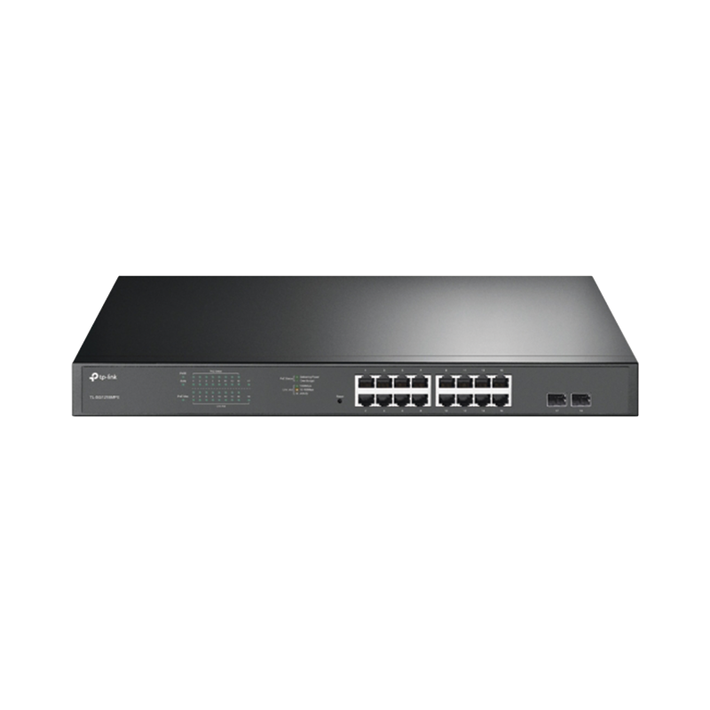 Switch JetStream de 16 puertos 10-100-1000Mbps y PoE af-at 2