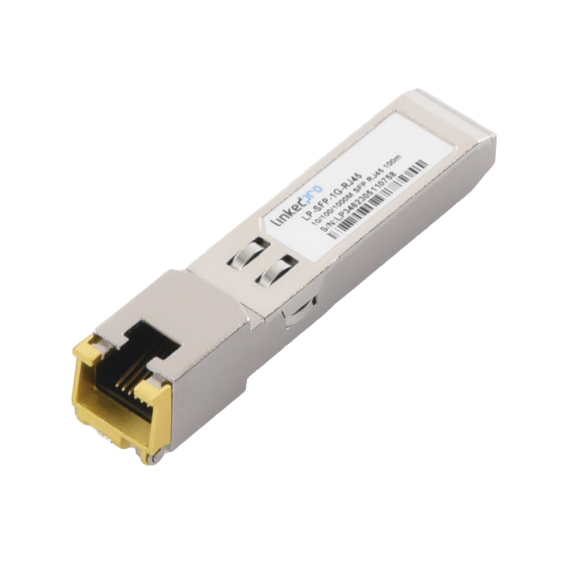 Transceptor Óptico SFP a RJ45 - Auto negociación 10-100-1000