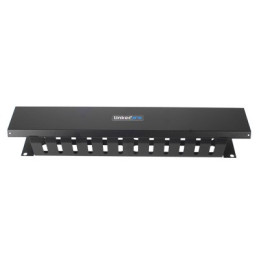 Organizador de Cables Horizontal de 2U para Rack de 19in con