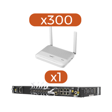 Kit 300 ONU´s HG6144F + 1 OLT AN6001G16-AC