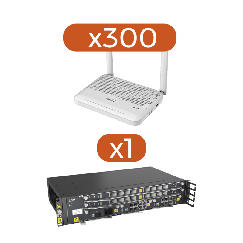 Kit 300 ONU´s HG6144F + 1 OLT AN5516-04-AC