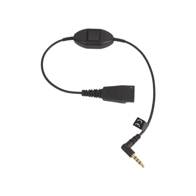 Jabra Cord QD a conector de 35 mm con Push-to-Talk para telé