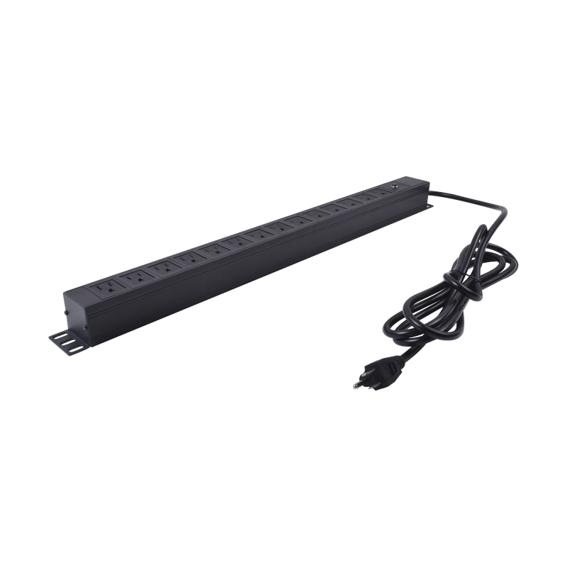 PDU Barra Multicontactos Vertical con 14 Salidas 125V-15A Co