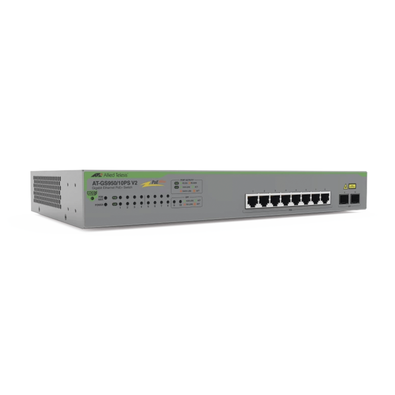 Switch PoE+ Gigabit WebSmart de 10 puertos 10-100-1000 Mbps