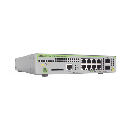 Switch PoE+ Administrable CentreCOM GS970M, Capa 3 de 8 Puer