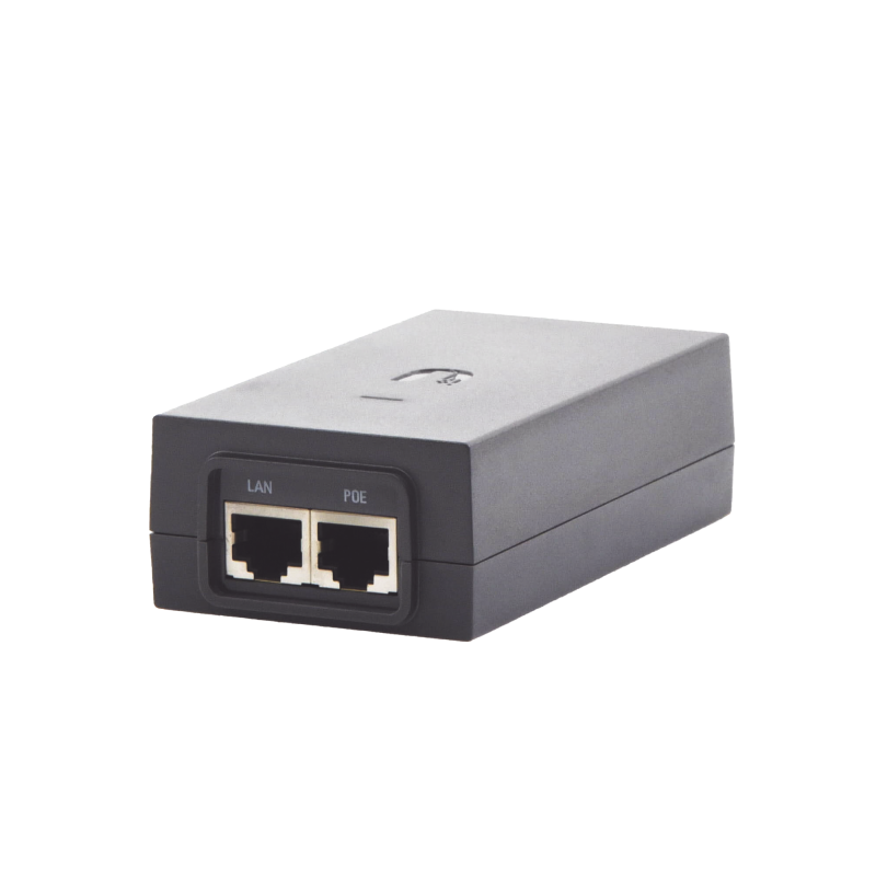 Adaptador PoE Ubiquiti de 50 VDC 12 A puerto Gigabit para e