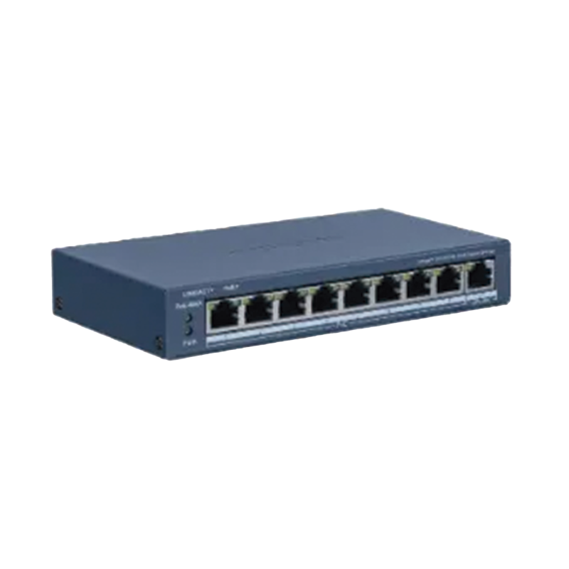 Switch PoE+ - Monitoreable - 8 Puertos 100 Mbps PoE+ - 1 Pue