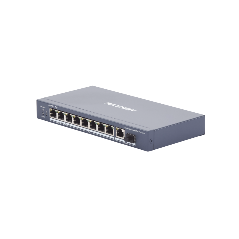 Switch PoE+ - No Administrable - 6 Puertos 10-100-1000 Mbps