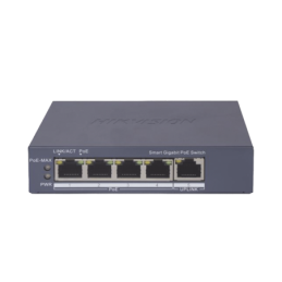 Switch Gigabit PoE+ - Administrable - 4 Puertos 1000 Mbps Po