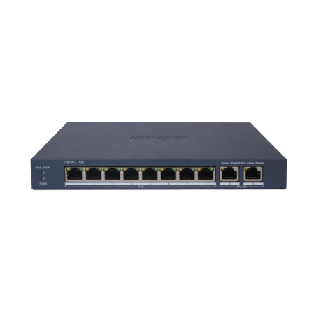 Switch Gigabit PoE+ - Administrable - 8 Puertos 1000 Mbps Po