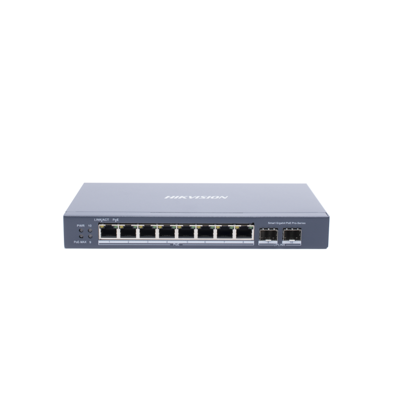 Switch Gigabit PoE+ - Administrable - 8 Puertos Gigabit PoE+