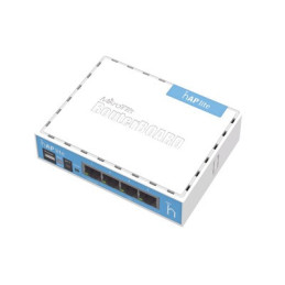 hAP Lite 4 Puertos Fast Ethernet y  Wi-Fi 24 GHz 80211 b-g-n