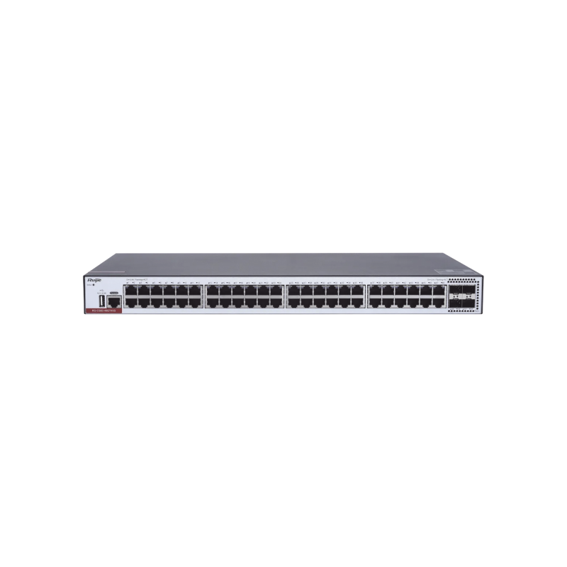 Switch Administrable Capa 3 con 48 puertos Gigabit mas 4 SFPmas