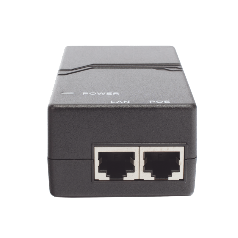 Inyector PoE estándar 8023af Gigabit 50 V - 03 A - 15 W