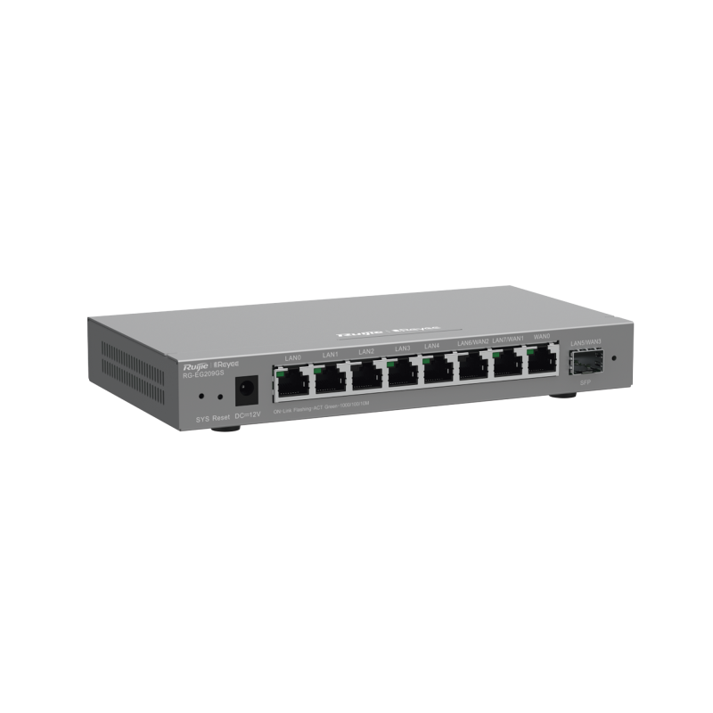 Router Balanceador con Función SD-WAN 8 puertos gigabit y 1