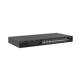 Switch PoE no administrable de 2 puertos Gigabit y 24 puert