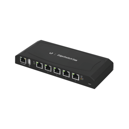 EdgeSwitch 5XP Administrable de 5 Puertos Gigabit PoE de 24