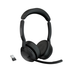 Jabra Evolve2 55, Auricular stereo versión MS, dongle USB-A