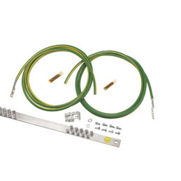 Kit de Puesta a Tierra con dos Jumpers 6 AWG y Barra de Cone