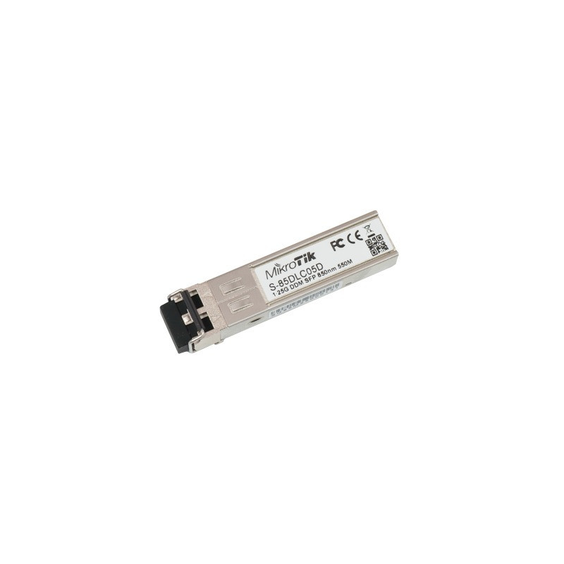 Transceptor MiniGbic SFP 125G LC Duplex para fibra Multi Mod