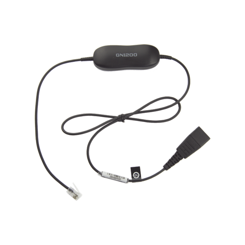 Jabra GN1200 cable con conexión QD y RJ-9 [88001-99]