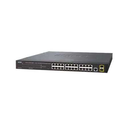 Switch Administrable Capa 2 de 24 Puertos Gigabit 10-100-100