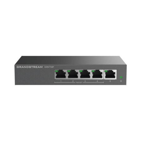 Switch PoE+ Gigabit No Administrable - 5 puertos 10-100-1000