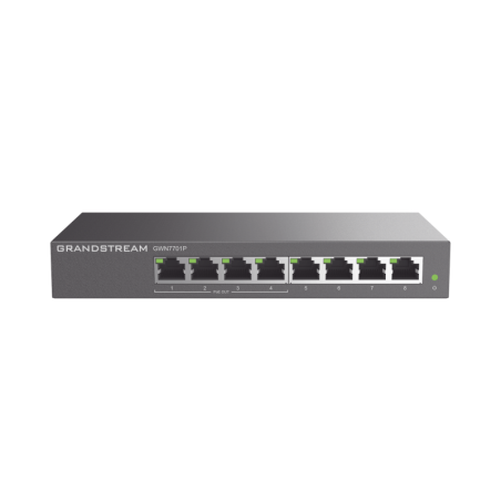 Switch PoE+ Gigabit No Administrable - 8 puertos 10-100-1000