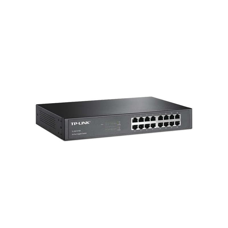 Switch Gigabit no administrable de 16 puertos 10-100-1000 Mb