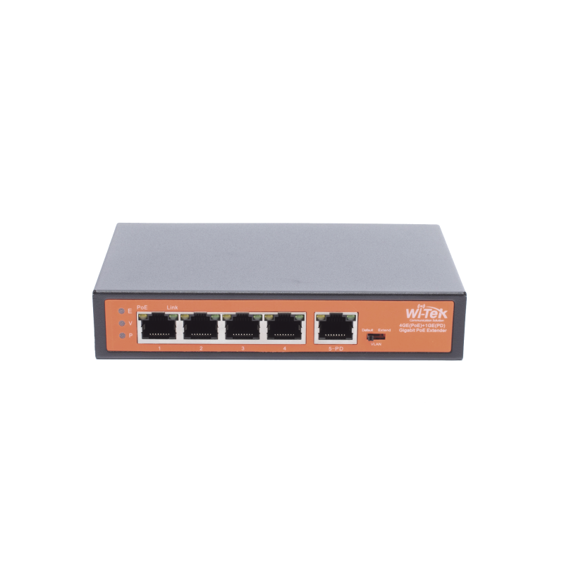 Extensor PoE - Entrada hasta 90 W - 4 puertos Gigabit PoE sa