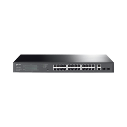 Switch PoE Administrable 24 puertos 10-100-1000 Mbps - 2 pue