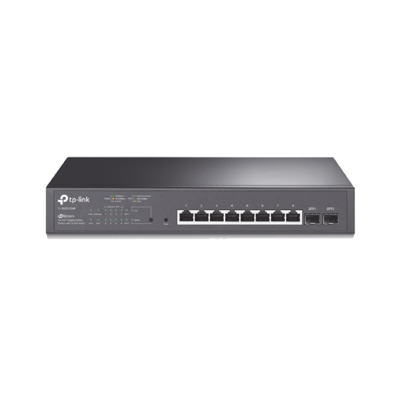 Switch PoE JetStream SDN Administrable 8 puertos 10-100-1000