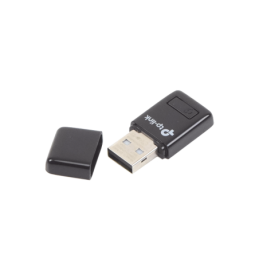 Mini Adaptador USB inalámbrico N 300 Mbps 24 GHz con 1 anten