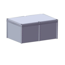 Gabinete Plástico para Exterior IP65 de 560 X 380 x 265 mm C