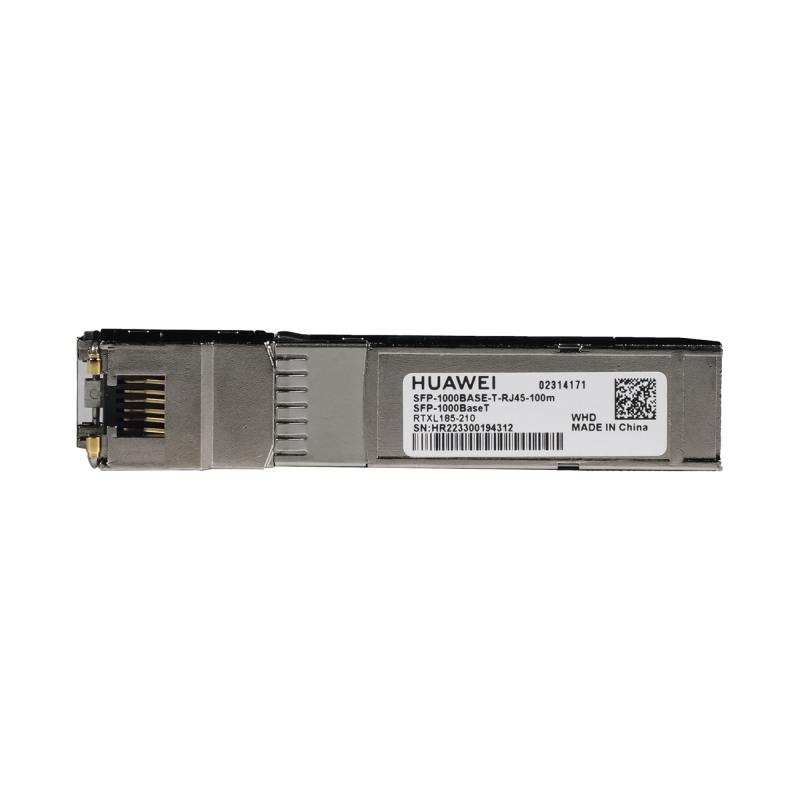 Transceptor de SFP a RJ45 - Negociación de 10-100-1000Mbps -