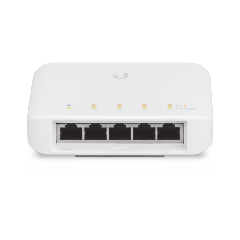 Switch UniFi FLEX de 5 puertos para semi-exterior IP55 1 x P